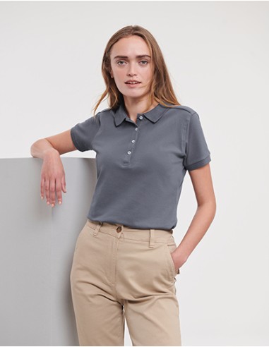 R-R-566F-0-Ladies Stretch Polo
